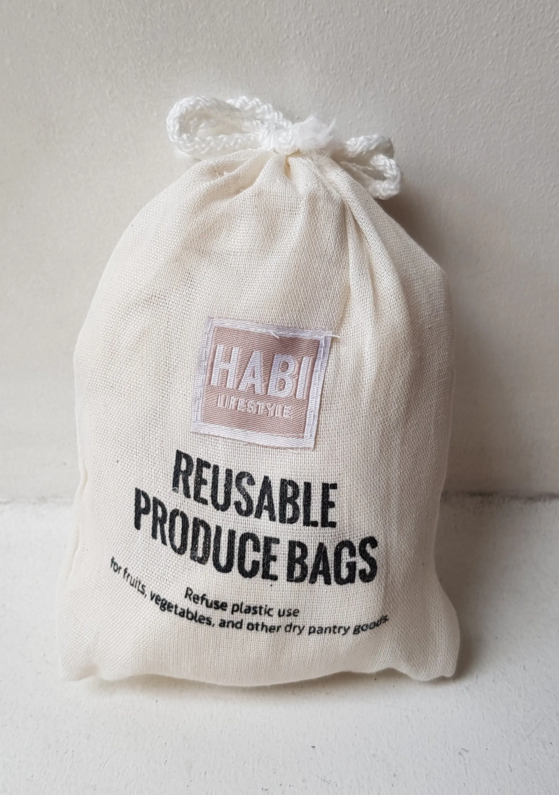 HABI Footwear and Lifestyle Reusable Produce Bags Set