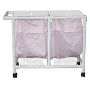 Hampers Double w/Rubber Bumper Pad Lids for Quiet by MJM