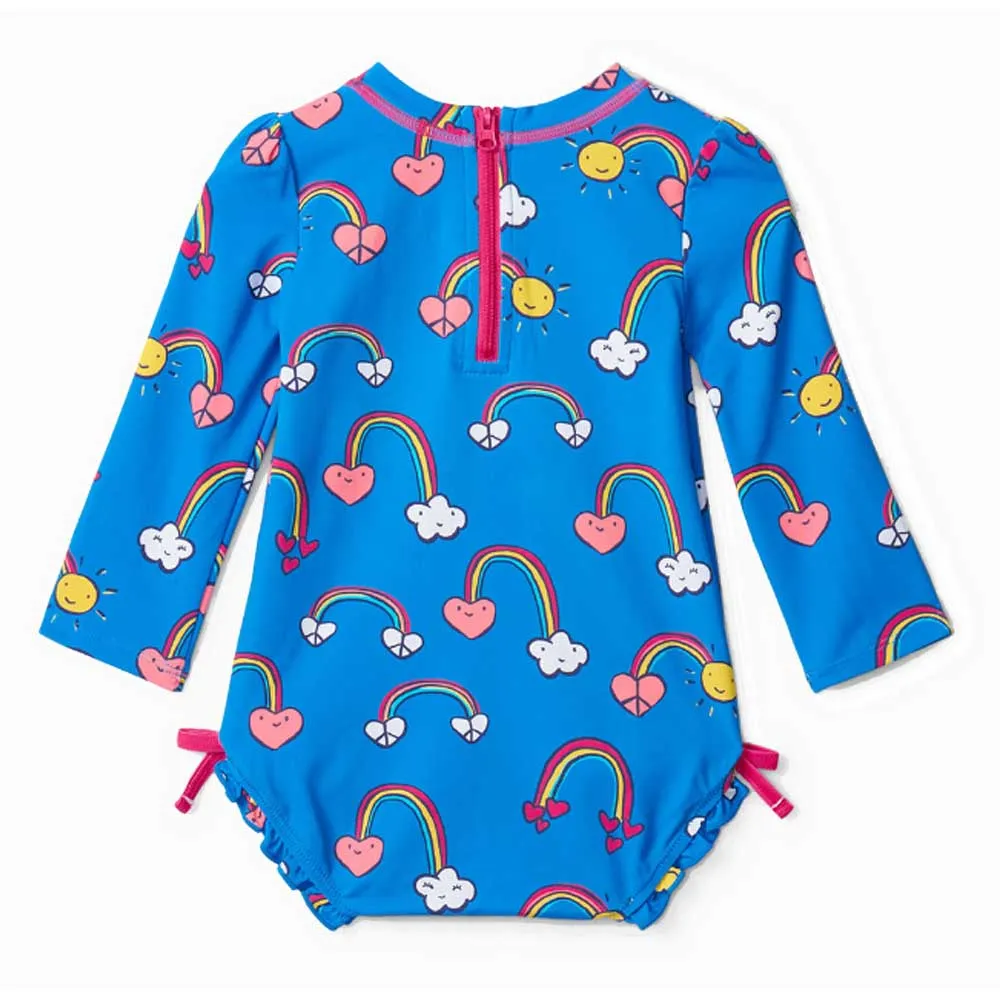 Hatley Baby Rashguard Swimsuit - Summer Sky