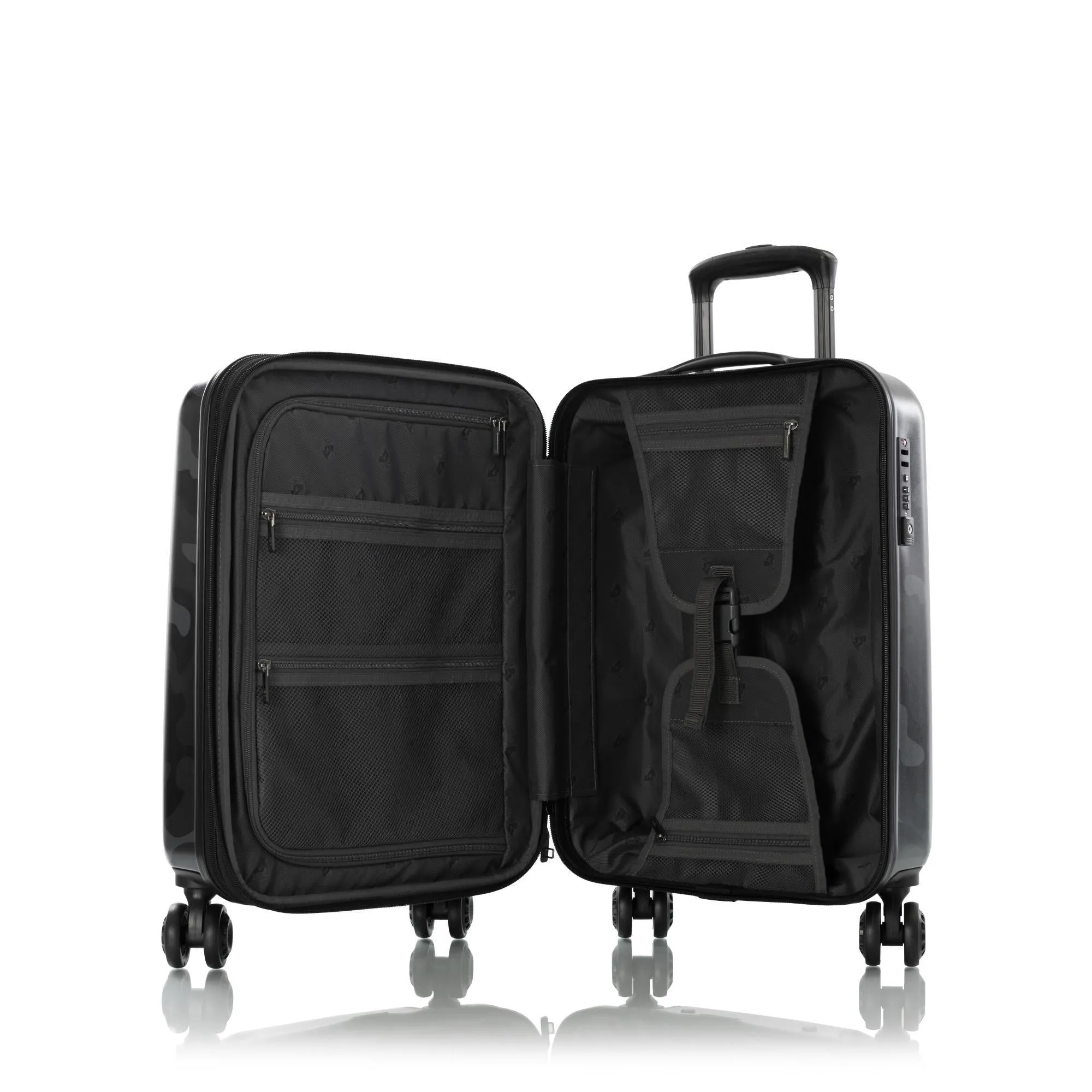 Heys Black Camo 3 Piece Spinner Set