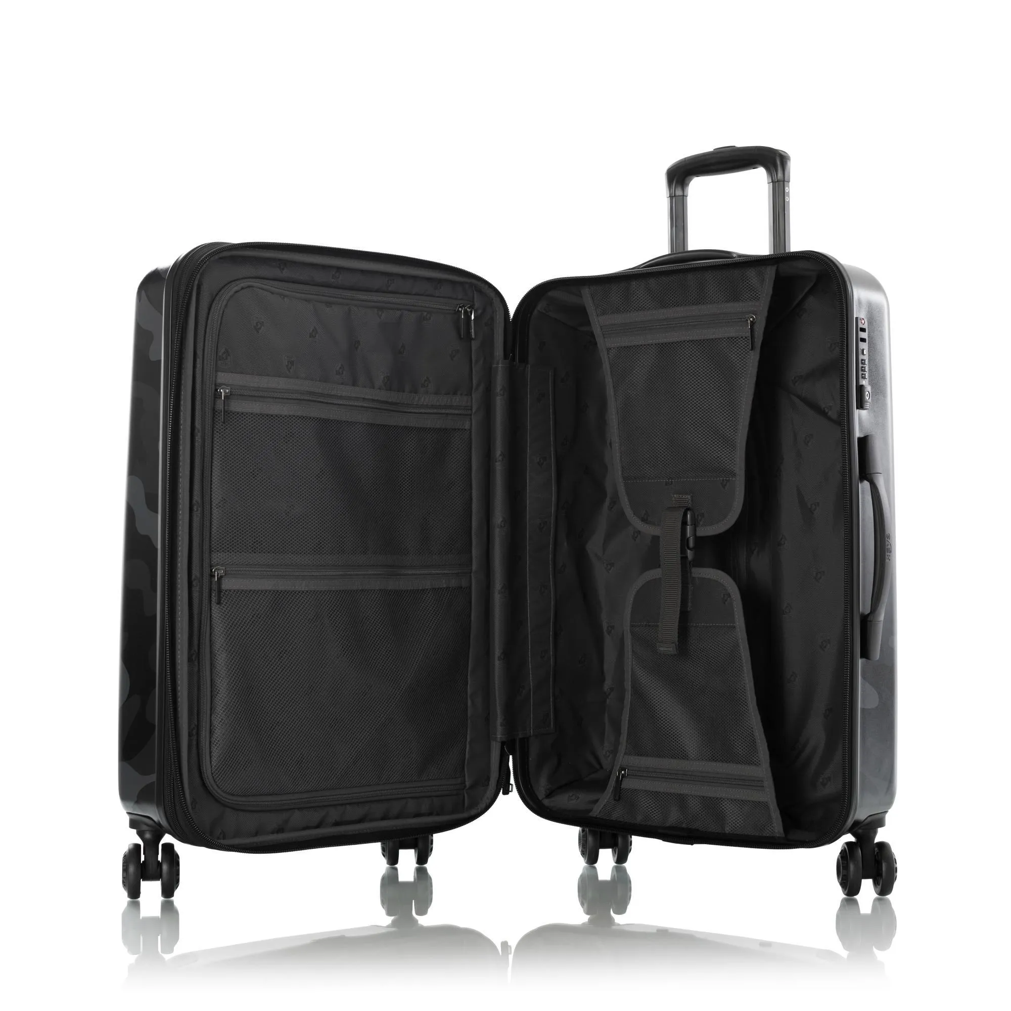 Heys Black Camo 3 Piece Spinner Set