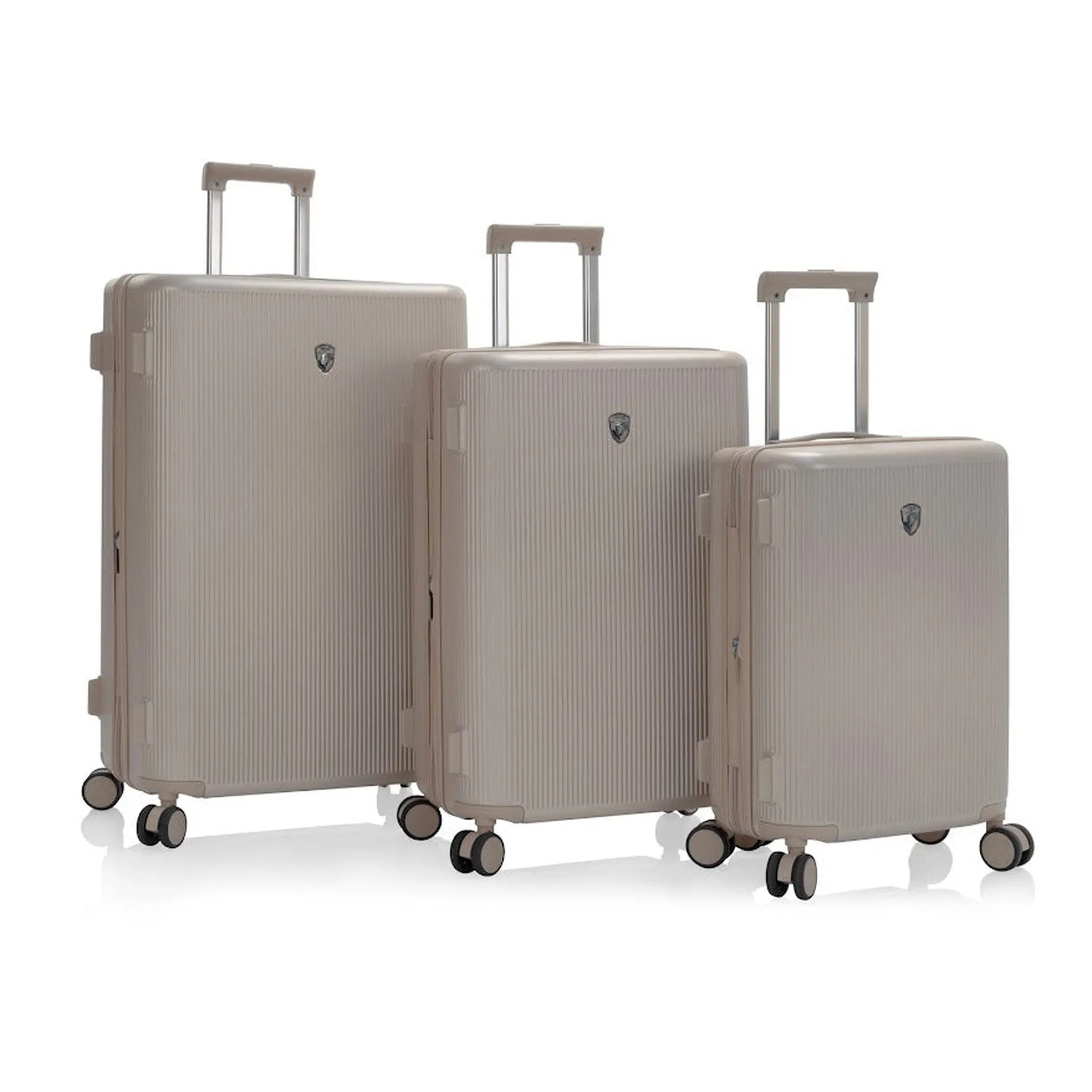 Heys Earth Tones 3 Piece Spinner Set