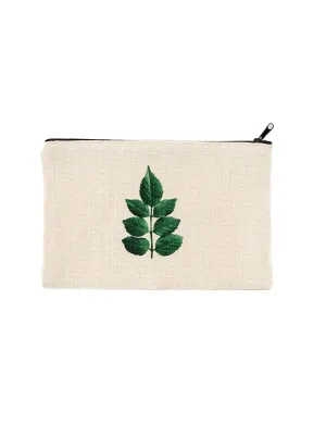 Honeysuckle Leaf Cosmetic Pouch, College Student Gift,Mother's Day Gift, Christmas Gift