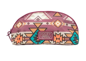 Hooey Make Up Bag Maroon/Aztec - MB001