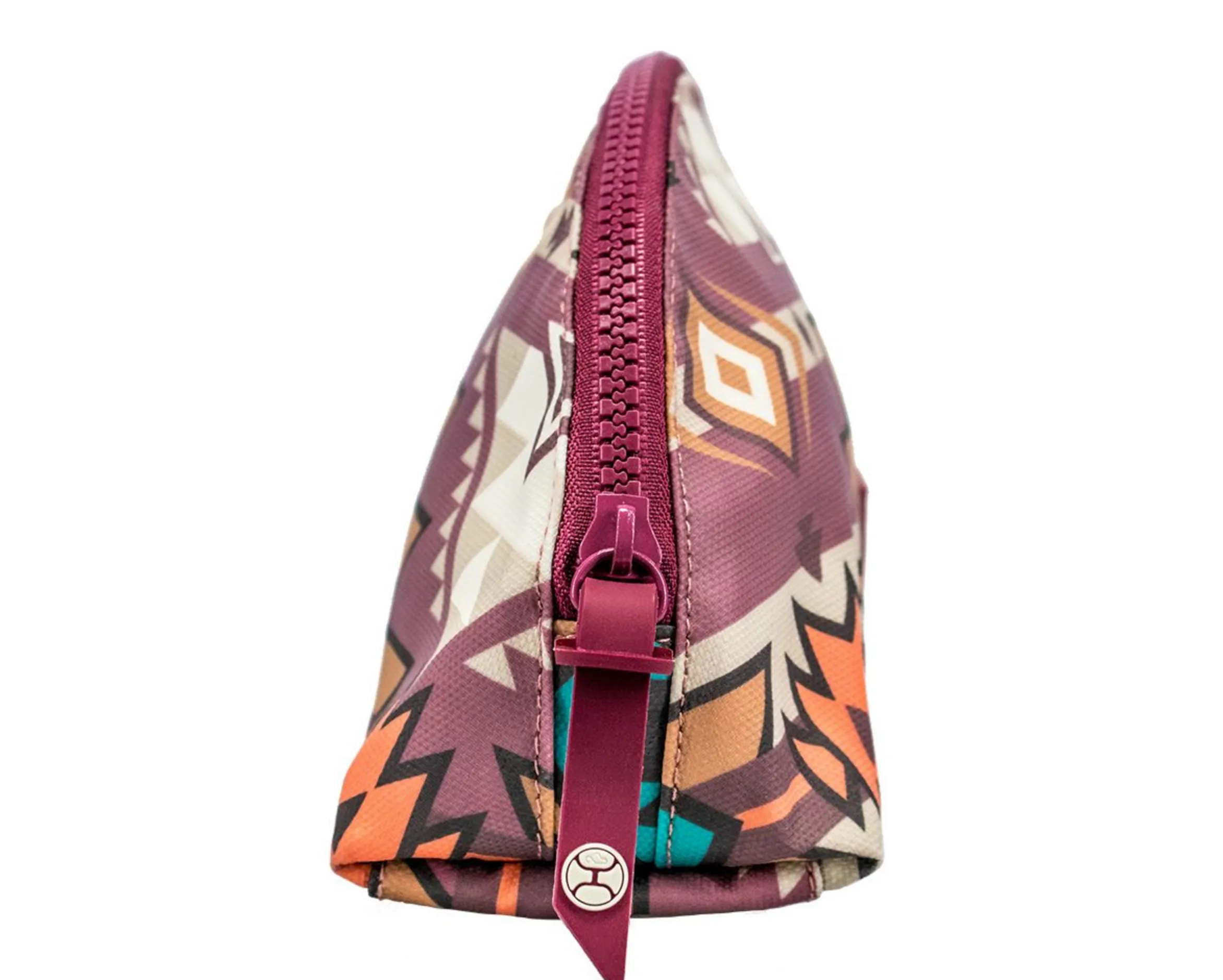 Hooey Make Up Bag Maroon/Aztec - MB001