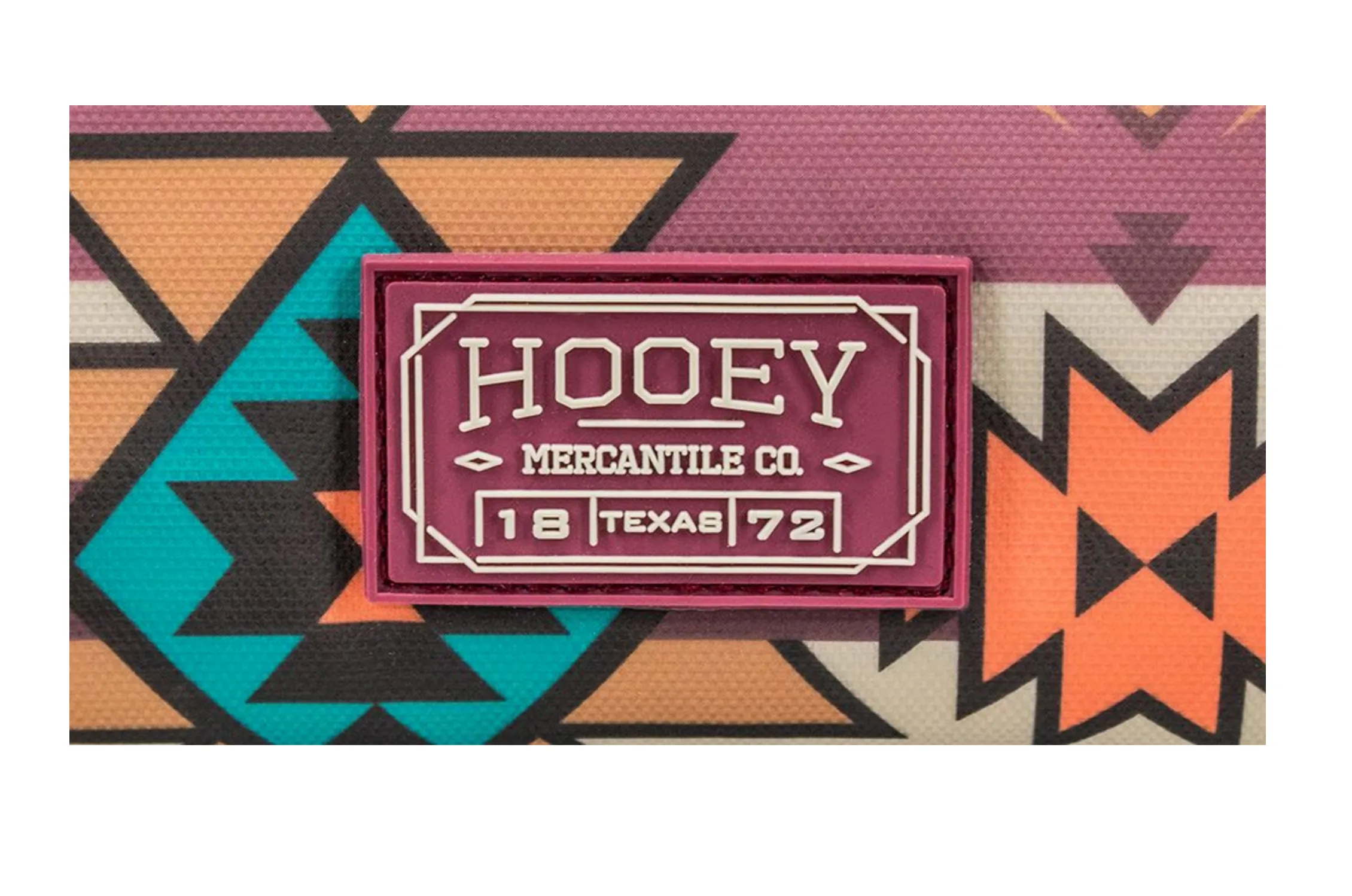 Hooey Make Up Bag Maroon/Aztec - MB001