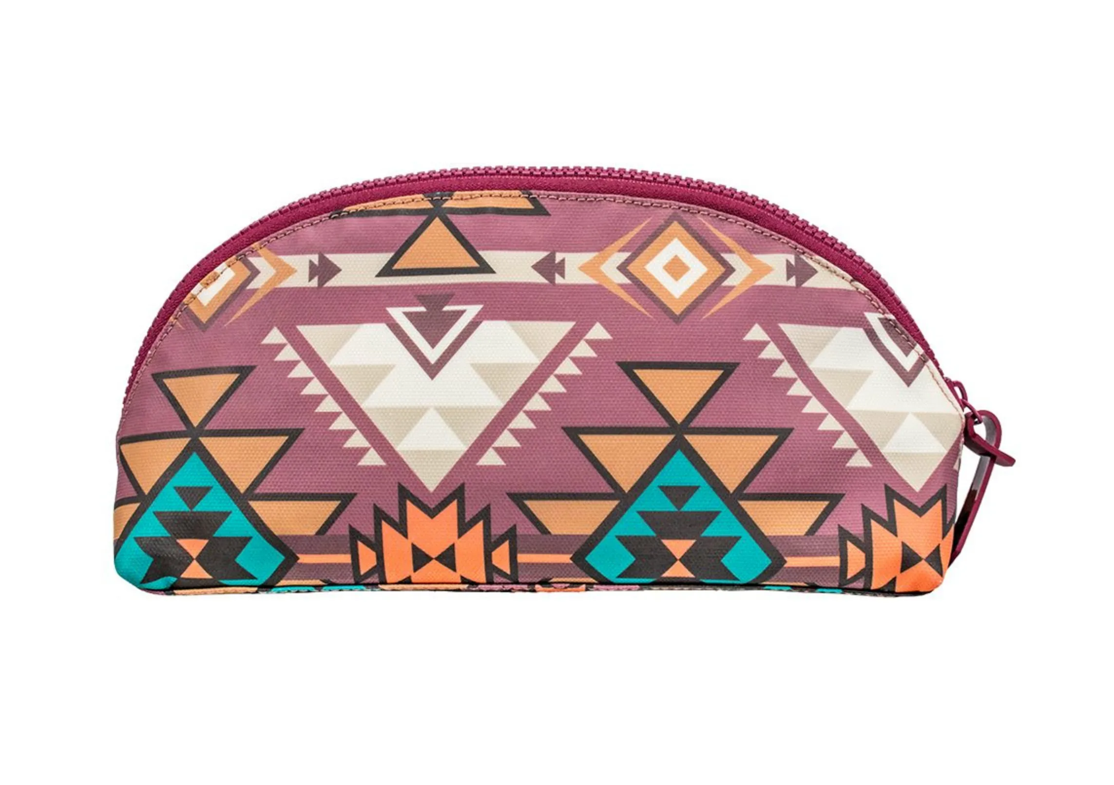 Hooey Make Up Bag Maroon/Aztec - MB001