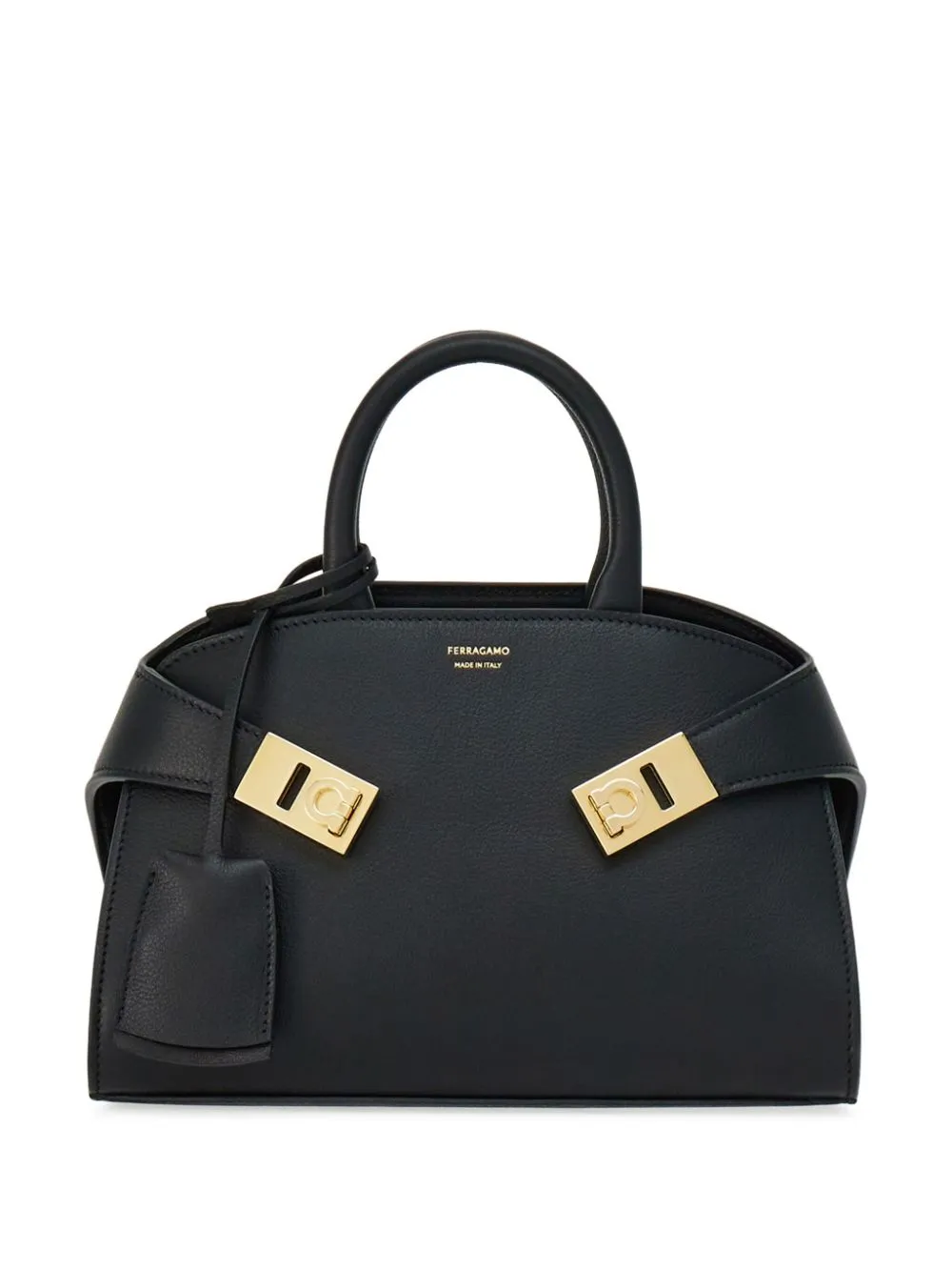 Hug mini leather tote bag