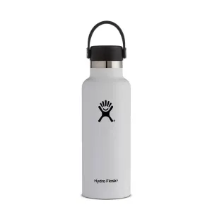Hydro Flask 18oz Standard Mouth Bottle White