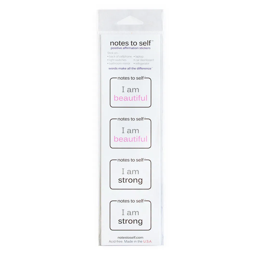 I am beautiful™   I am strong™ sticker packs