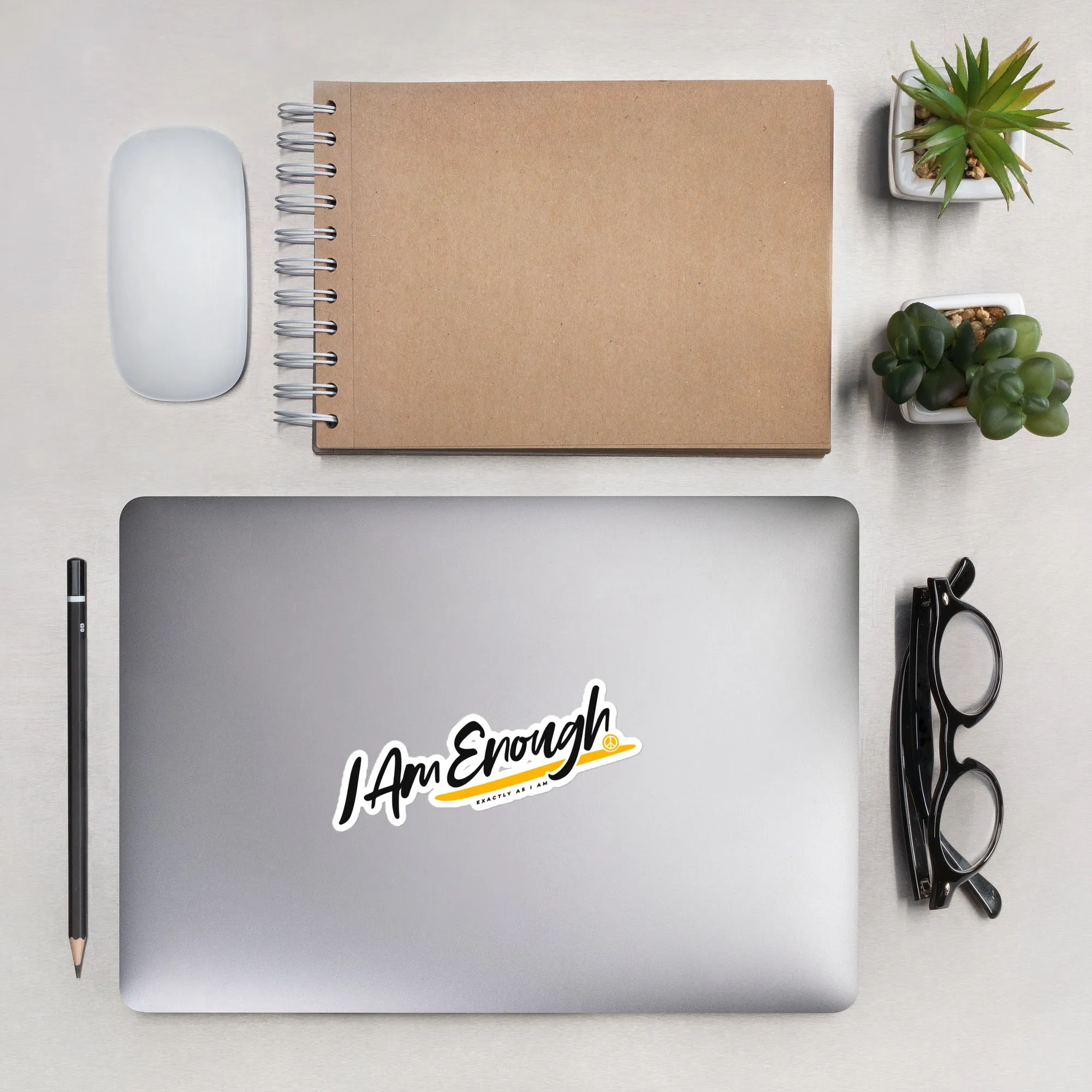 I AM ENOUGH STICKERS Motivate Positive Mental Health Inspirational