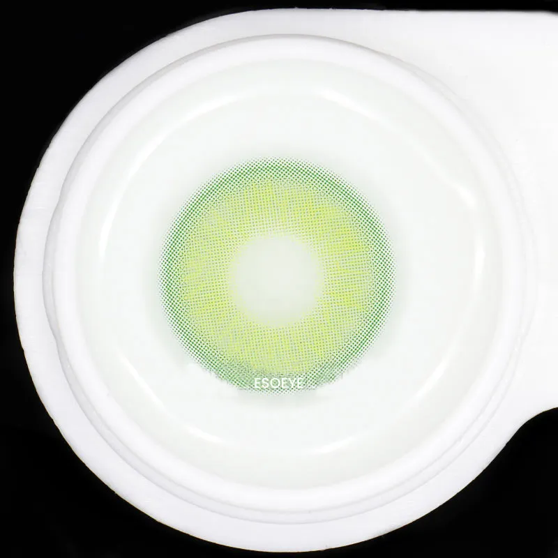 I Heart Green Colored Contact Lenses Yearly
