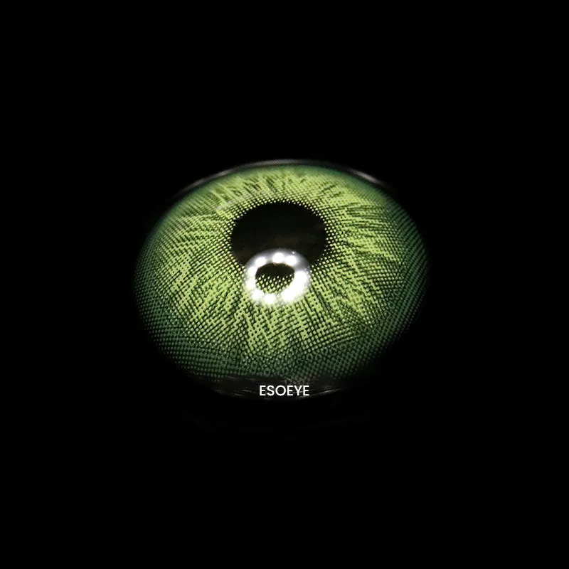 I Heart Green Colored Contact Lenses Yearly