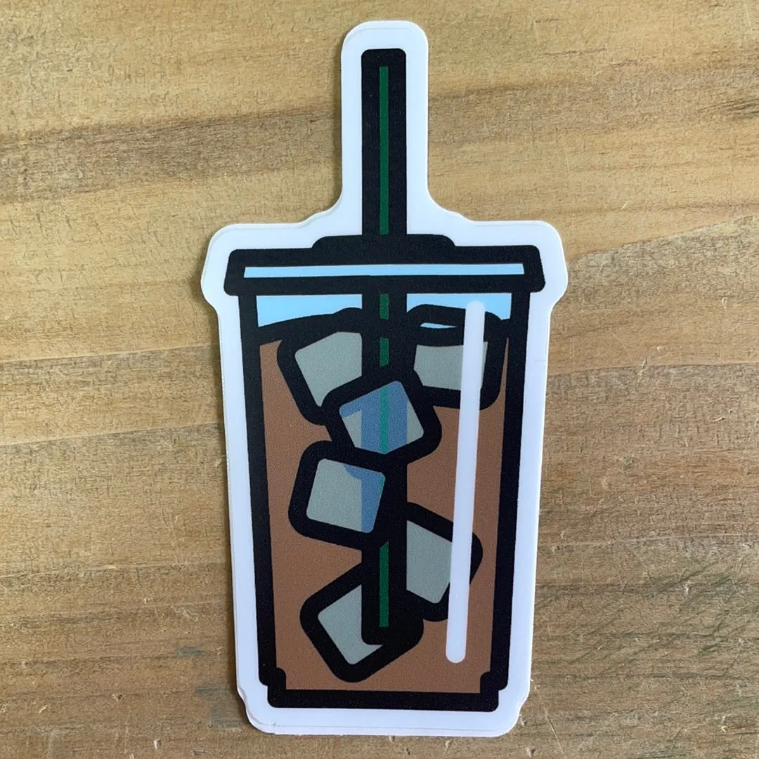 Iced Coffee Sticker