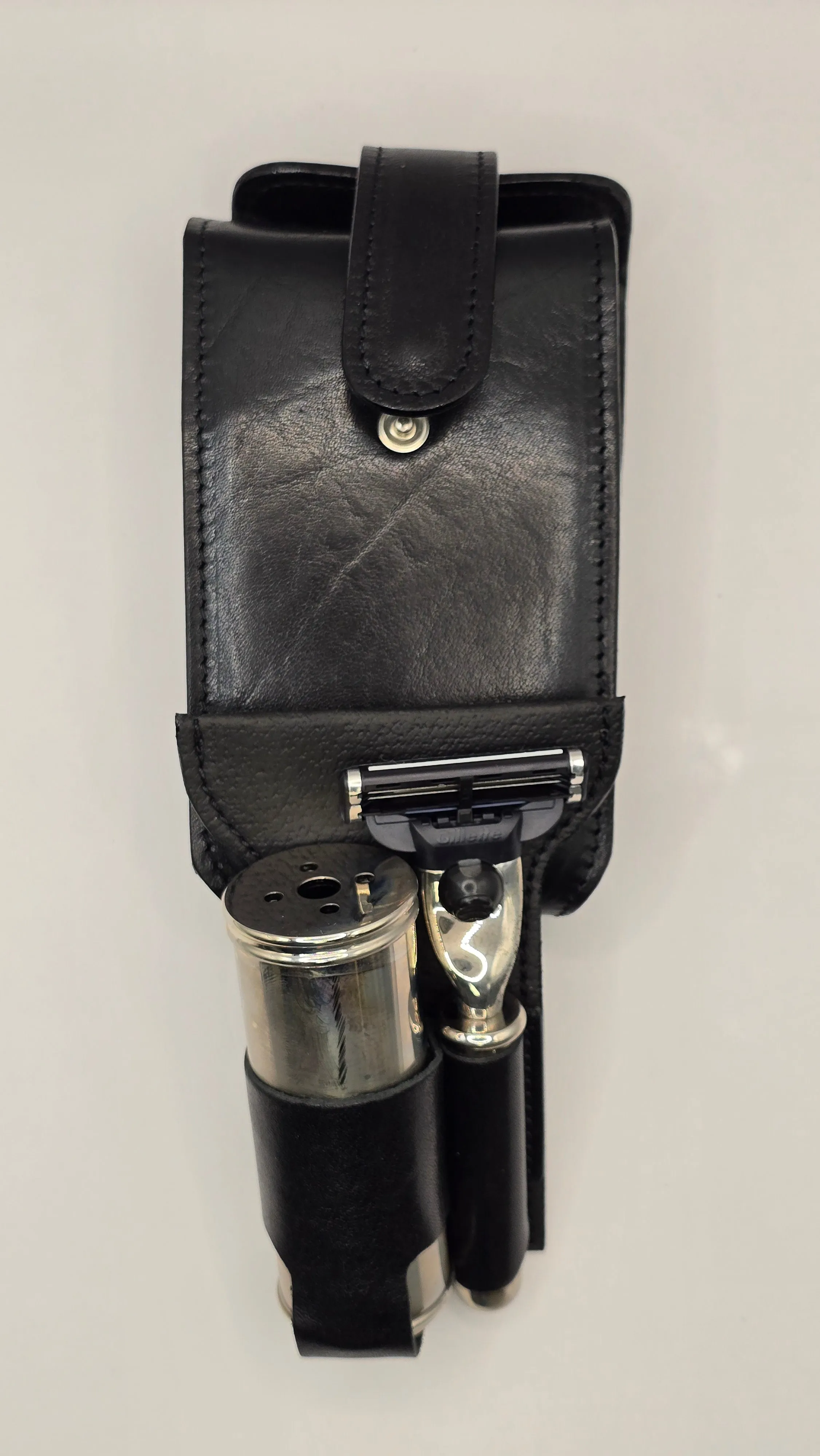 Il Ceppo Mach3 Travel 2pc Shave Set Black