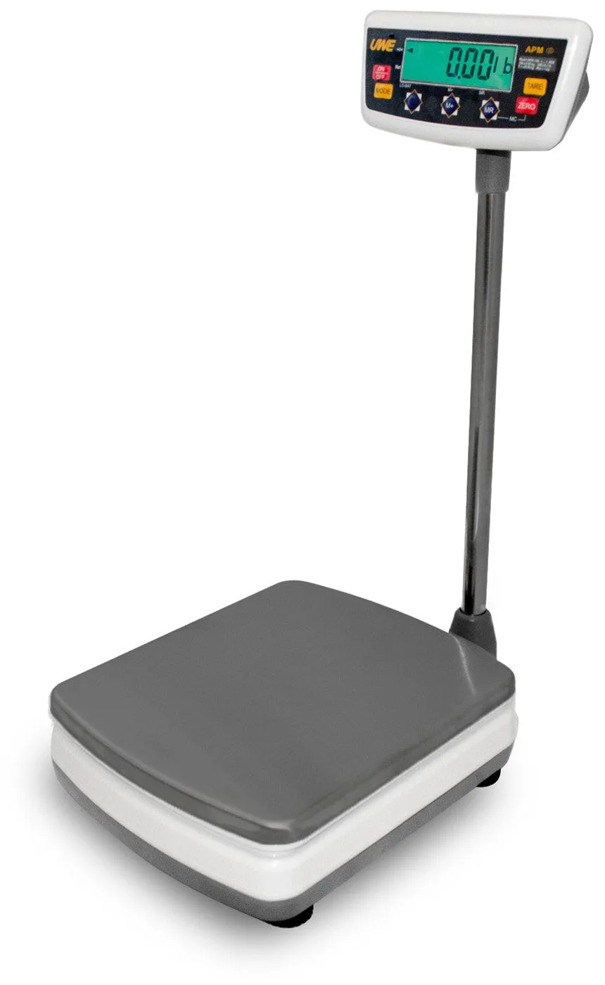 Intelligent Weighing APM-15 APM Series Industrial Bench Scale, 15000 g Capacity, 5 g Readability