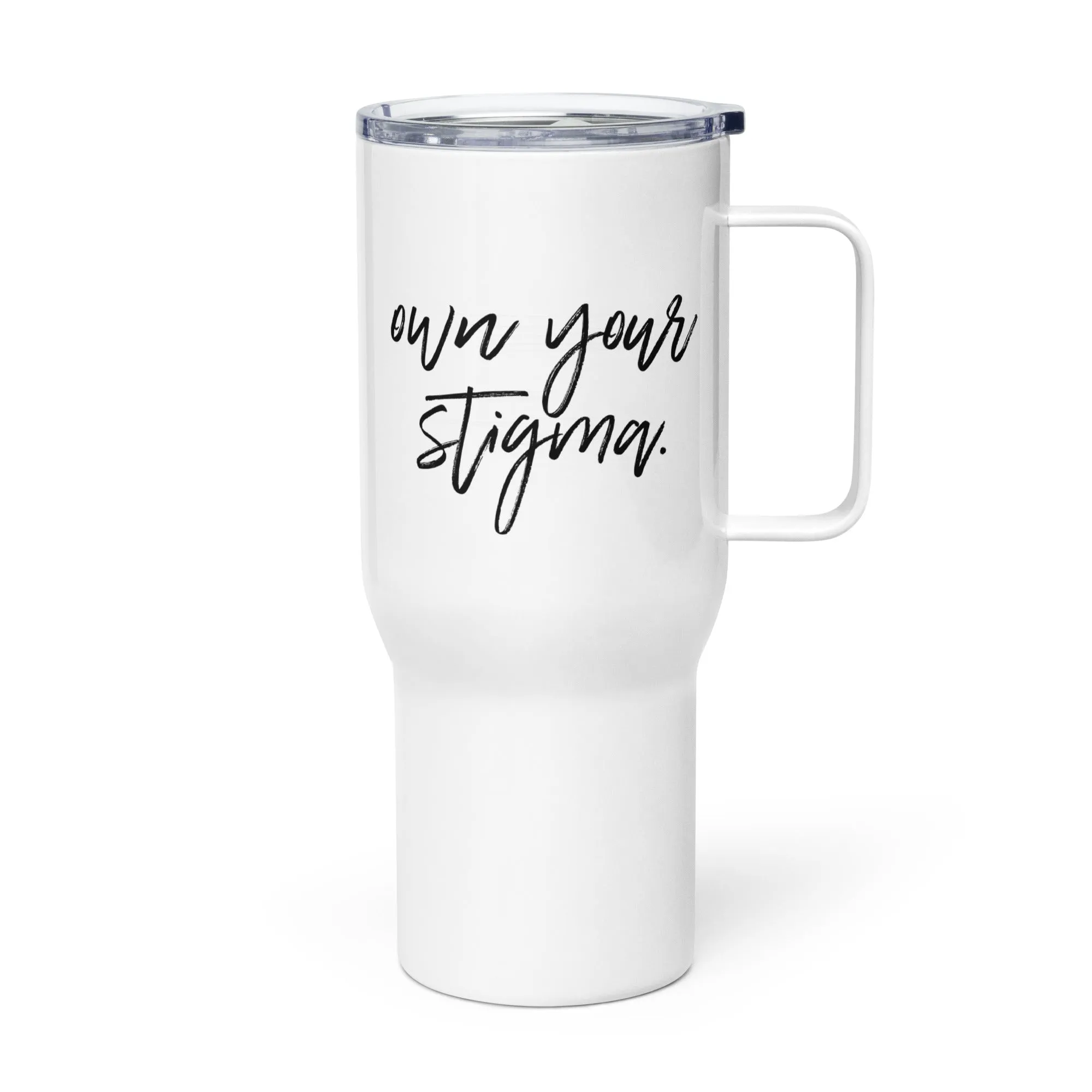 It's Okay To Not Be Okay Travel mug with a handle
