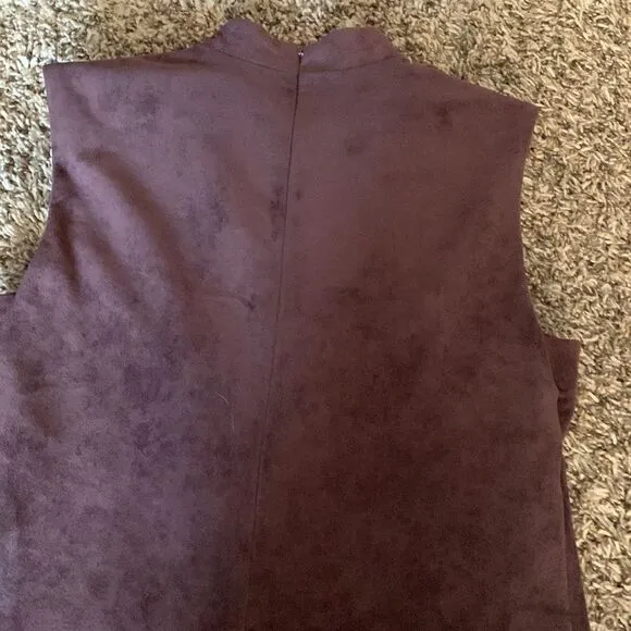 Ivanka Trump plum/purple velvet dress, size 8.