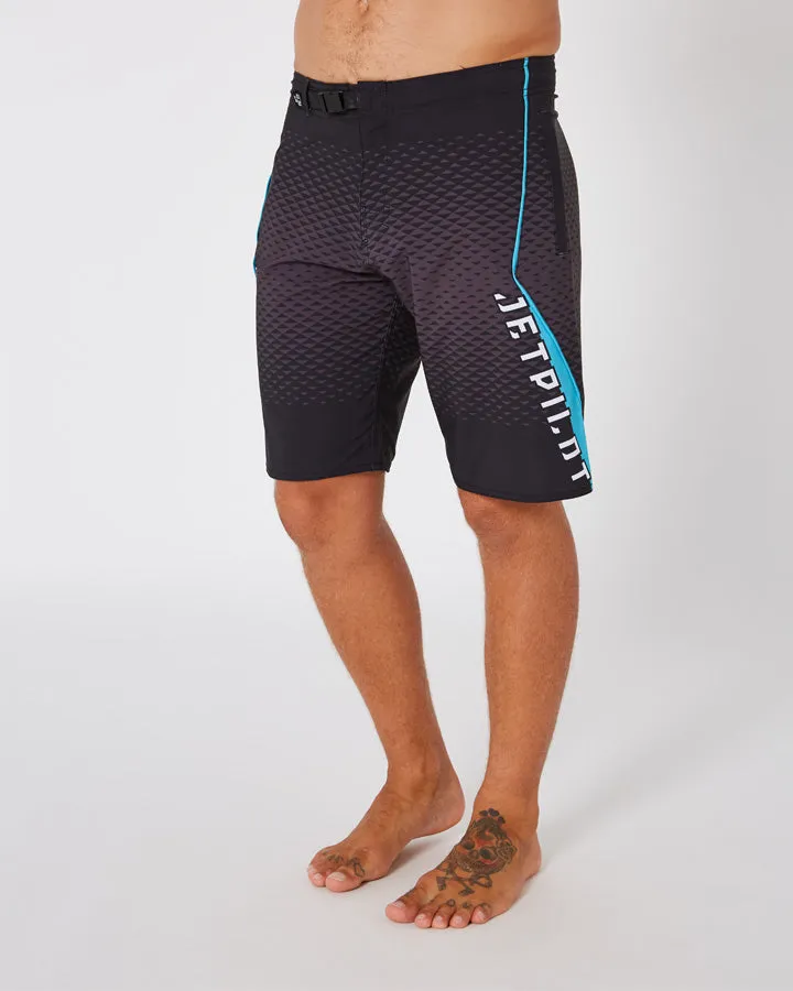 Jetpilot Streamliner Mens Boardshorts - Black/Blue
