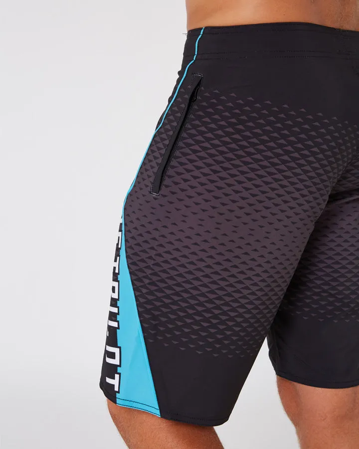 Jetpilot Streamliner Mens Boardshorts - Black/Blue