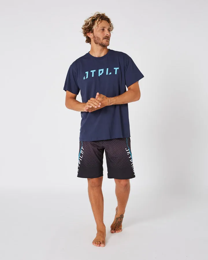 Jetpilot Streamliner Mens Boardshorts - Black/Blue