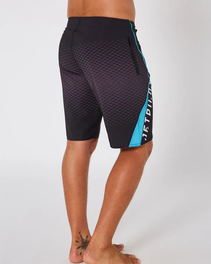 Jetpilot Streamliner Mens Boardshorts - Black/Blue