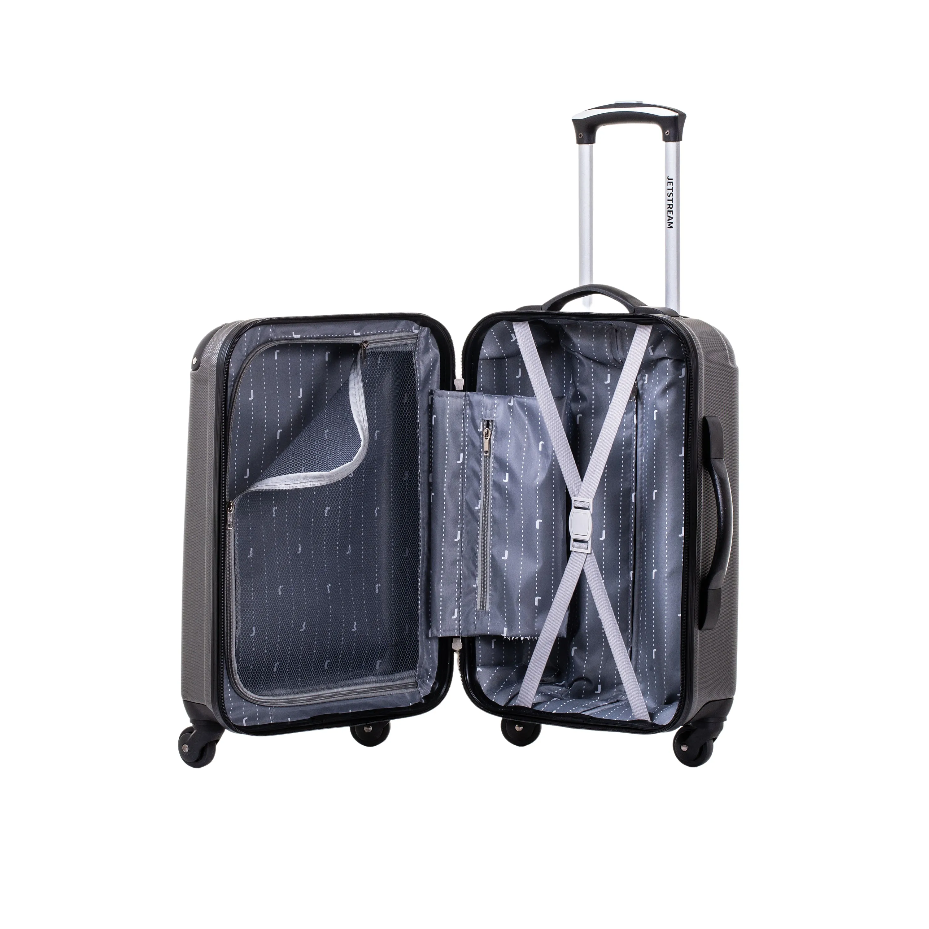 Jetstream 20-inch Hardside Rolling Spinner Carry-on Luggage, Carry on Approved