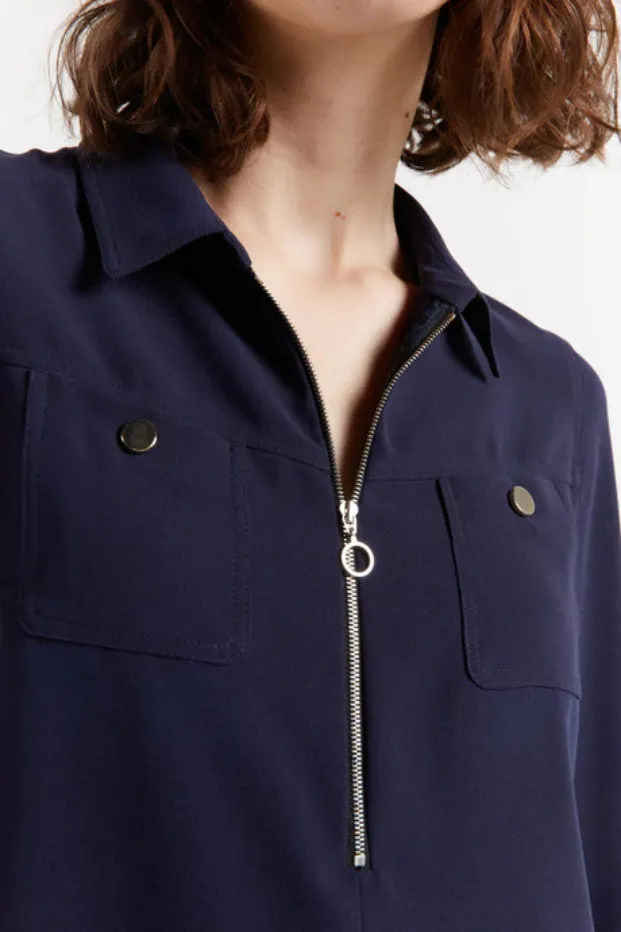JODY SHORT ZIPPED DRESS
