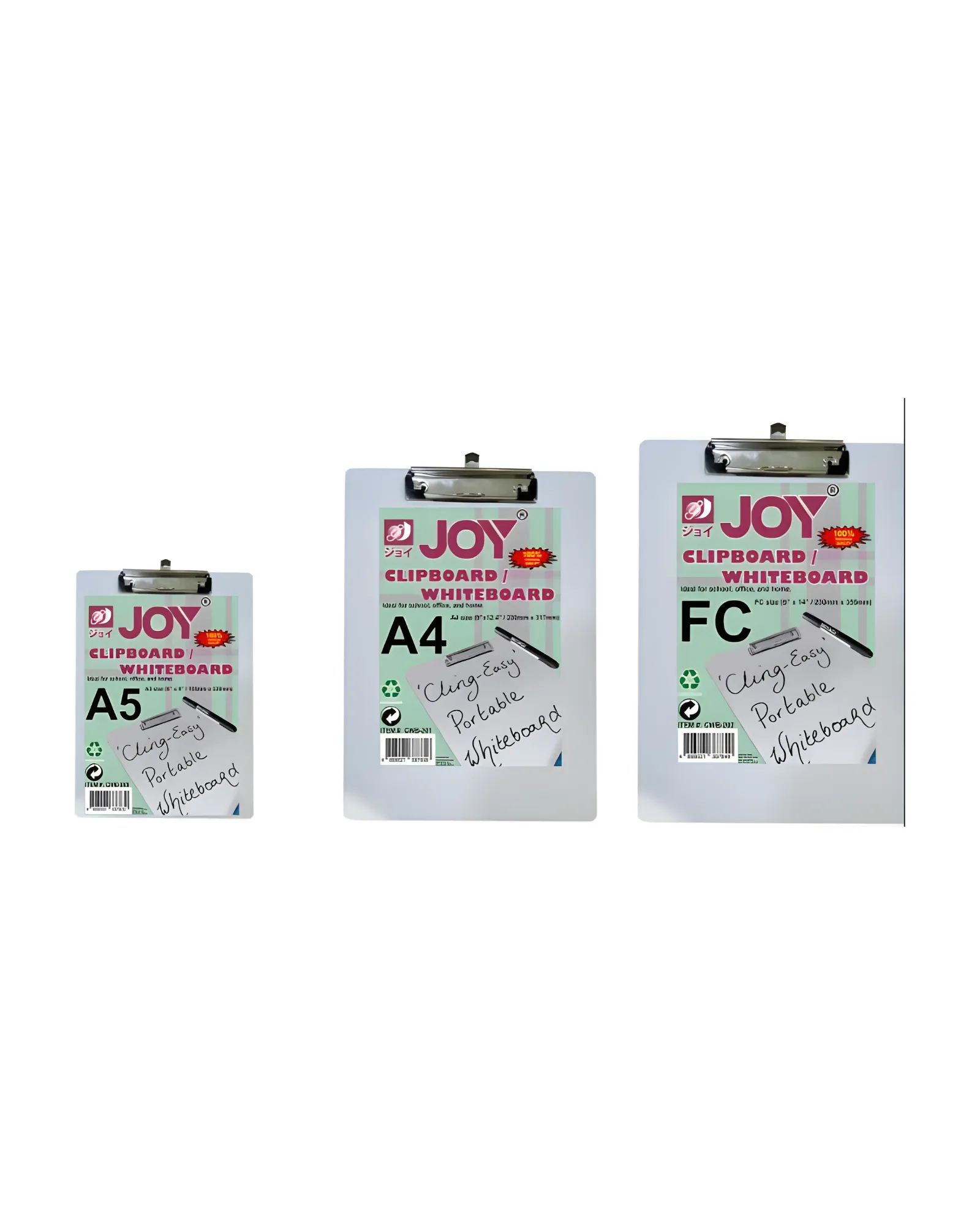 Joy Clipboard Whiteboard CWB202 Long | 12pcs