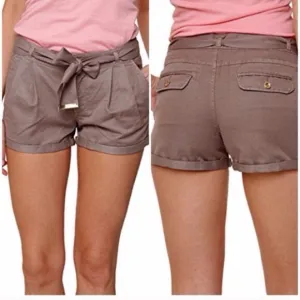 Juicy Couture Boyfriend Shorts In Dried Thyme Size 6 NWT