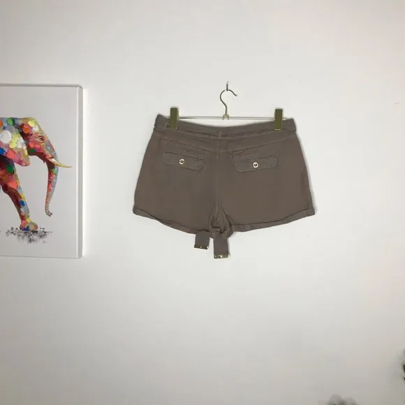 Juicy Couture Boyfriend Shorts In Dried Thyme Size 6 NWT