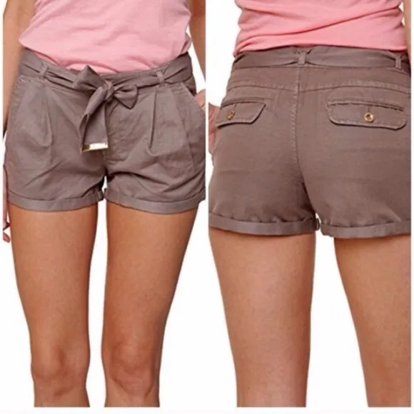 Juicy Couture Boyfriend Shorts In Dried Thyme Size 6 NWT