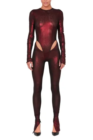 Jumpsuit with Cut Out Hip Detail