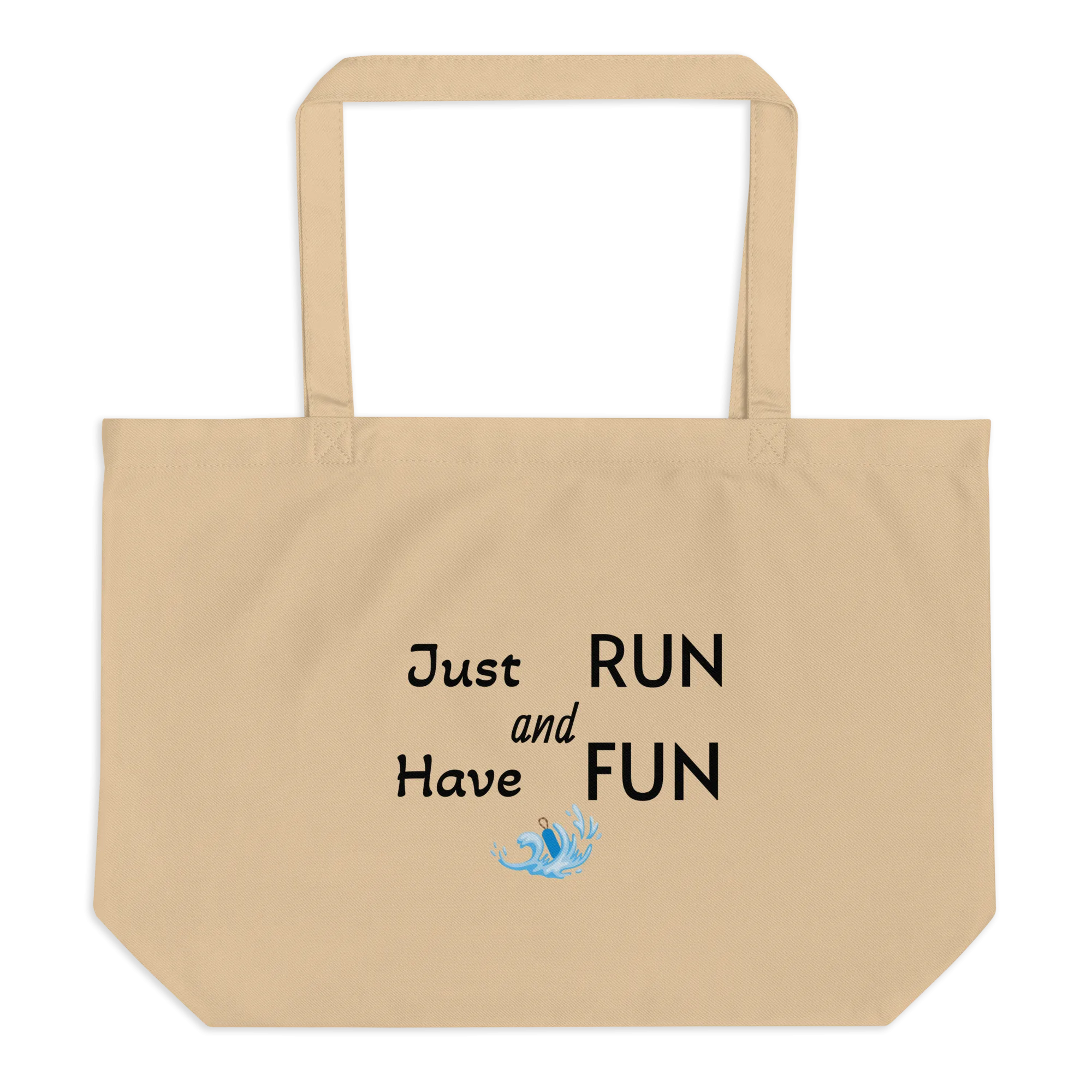 Just Run Dock Diving X-Large Tote/ Shopping Bag