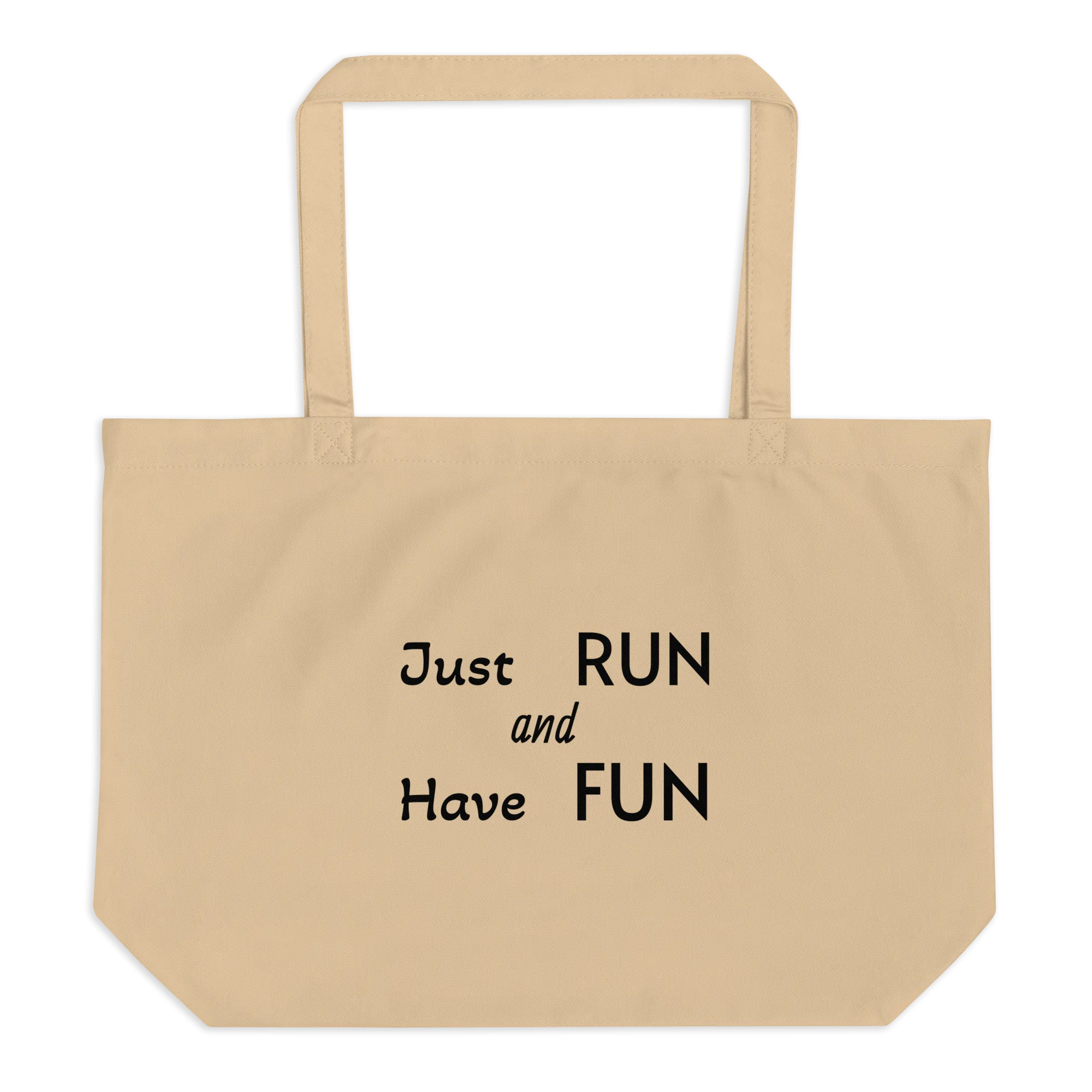 Just Run X-Large Tote/ Shopping Bag