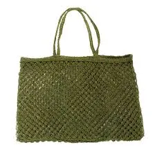Jute String Shopper Bag