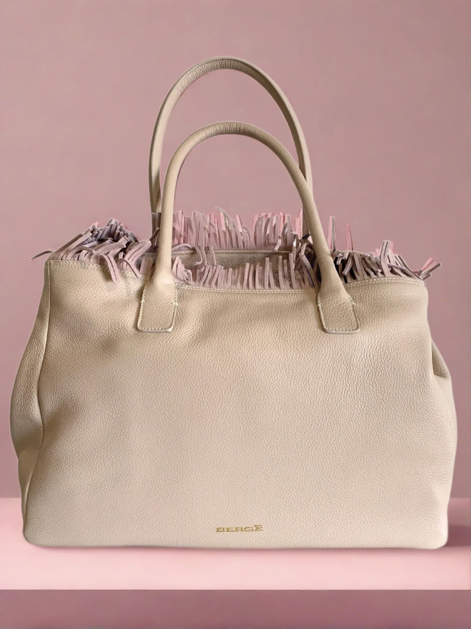 Karma Fringe Top Tote Bag