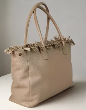 Karma Fringe Top Tote Bag