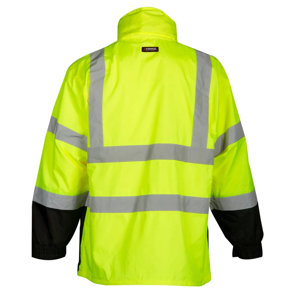 Kishigo Storm Cover Rainwear Jacket, Type R Class 3