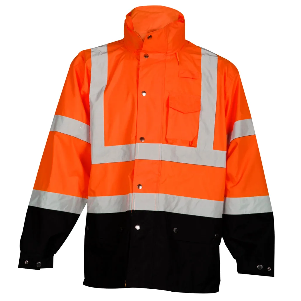 Kishigo Storm Cover Rainwear Jacket, Type R Class 3