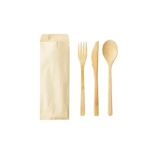 Kraft Bag Utensil Set