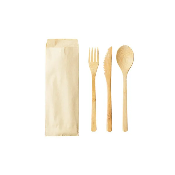 Kraft Bag Utensil Set