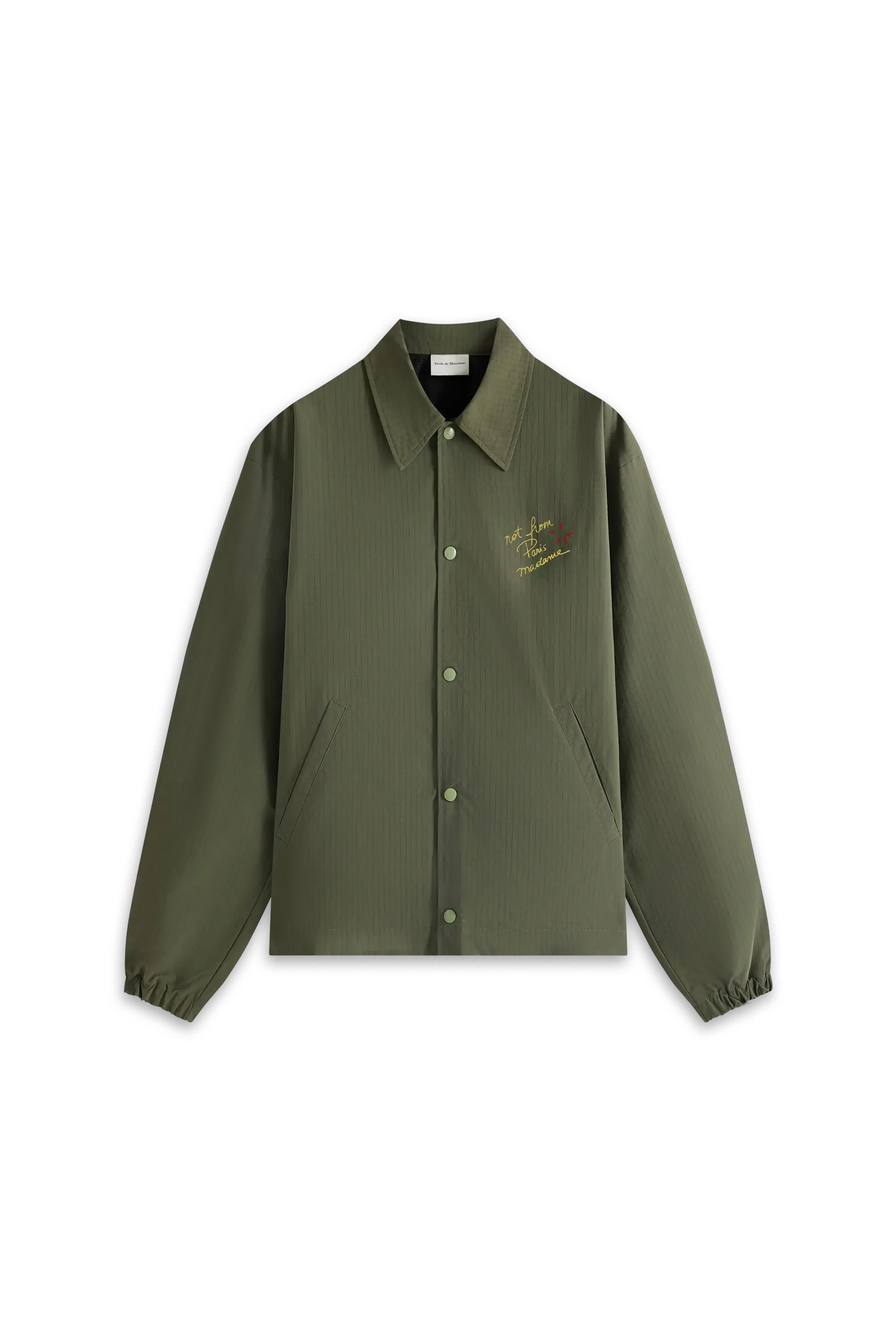 LA VESTE SLOGAN ESQUISSE - KAKI
