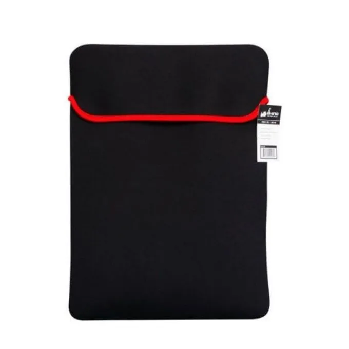 laptop sleeve bag 13 inch black and red