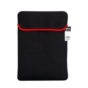 laptop sleeve bag 13 inch black and red
