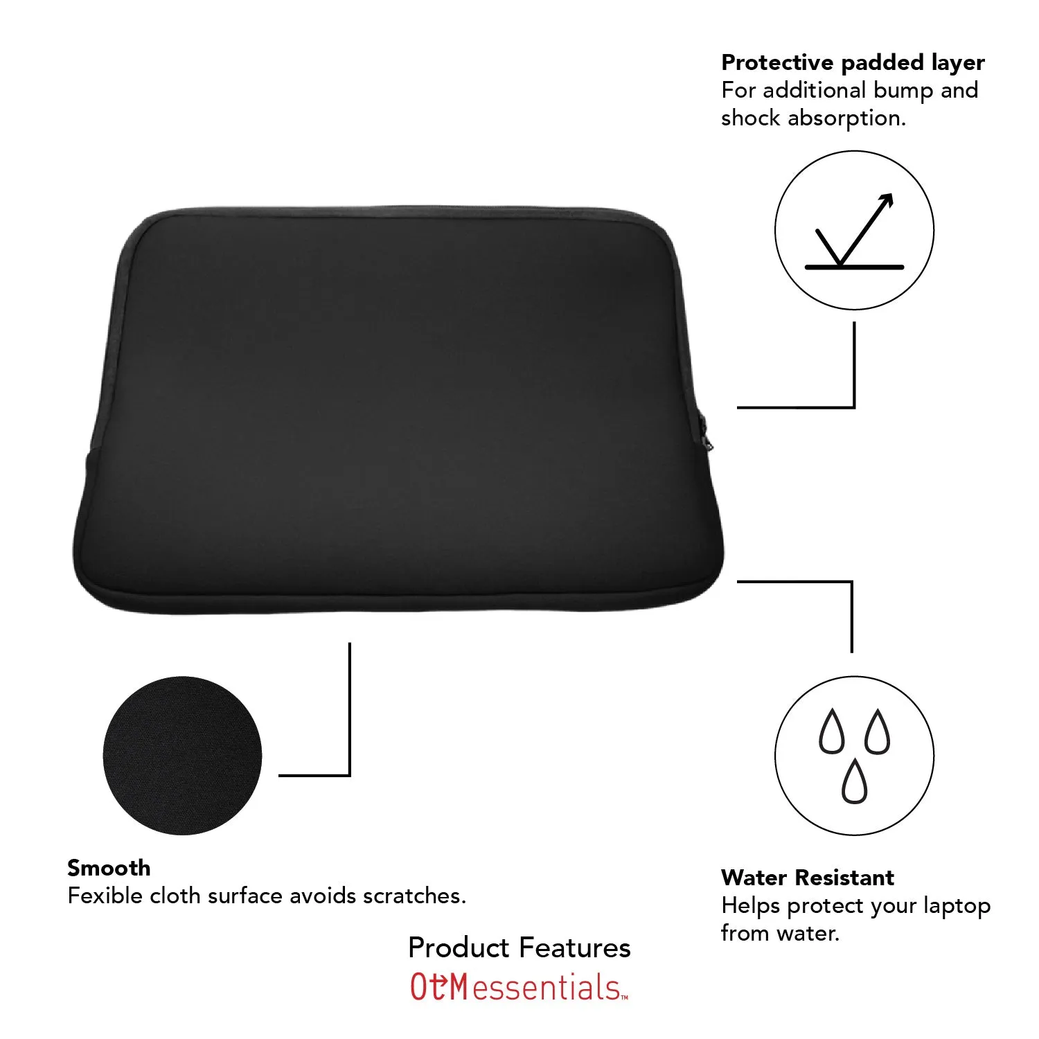 Laptop Sleeve, Neoprene, University of Cincinnati