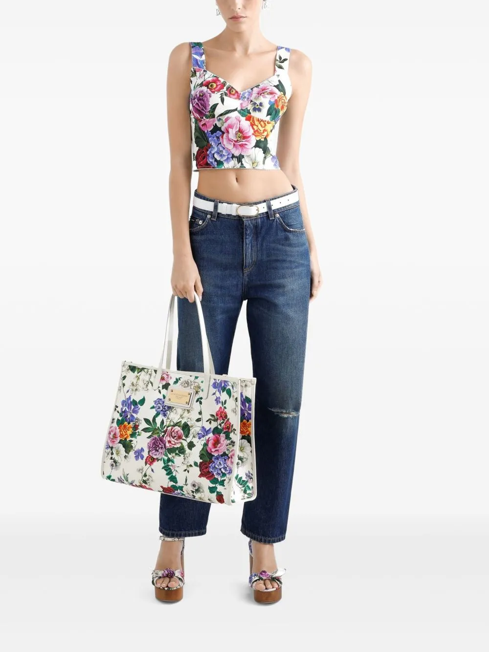 Large canvas tote bag