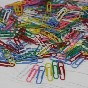 Large Coloured Paper Clips - Assorted Colours