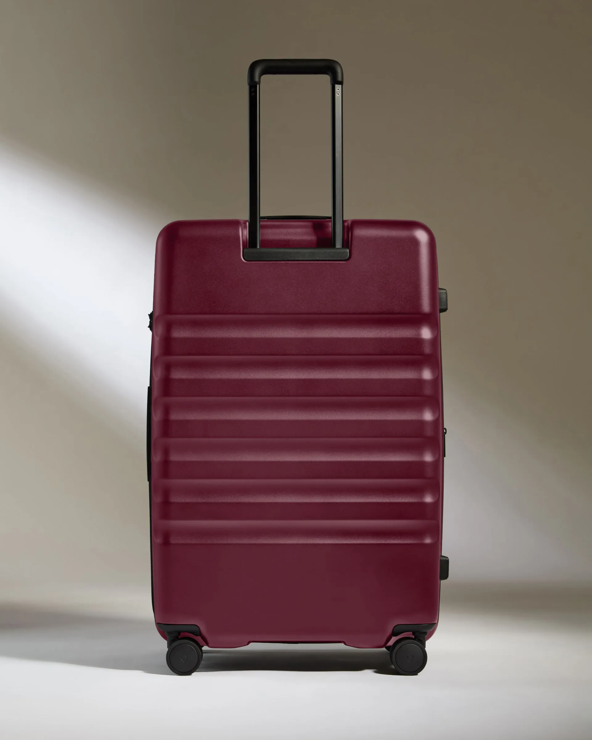 Large Luggage in Heather Purple - Icon Stripe