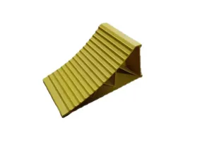 Large Wheel Chock - Yellow